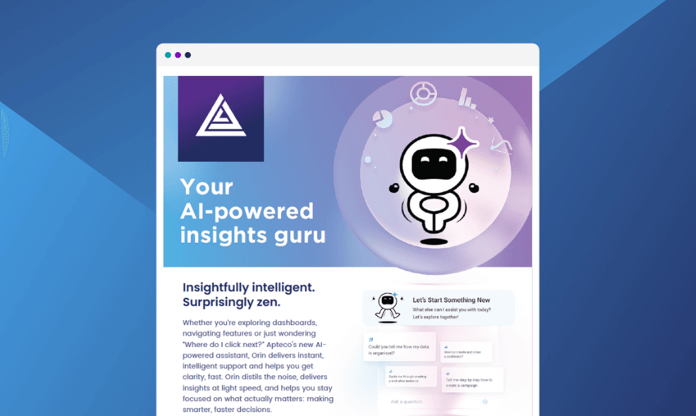 Introducing Apteco's new AI-powered assistant - Orin