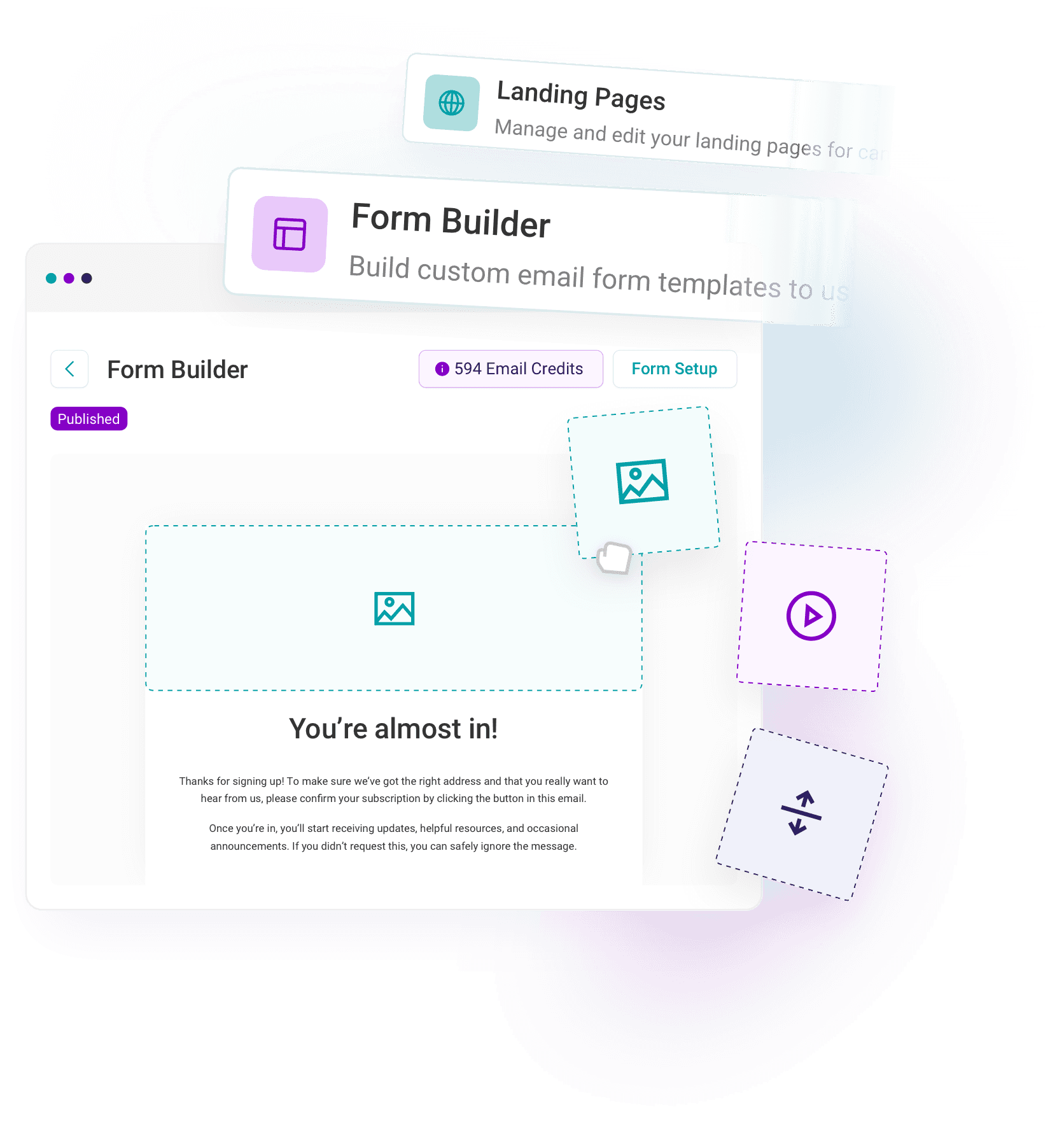Build landing pages and forms that convert